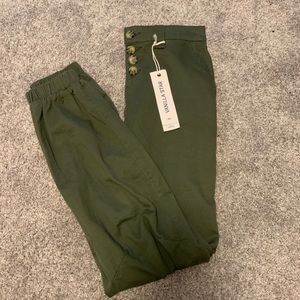 Vanilla Star Army Green Cargo Pants